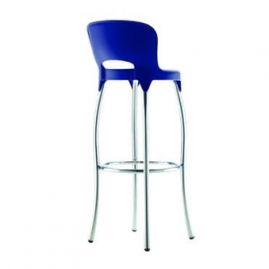 כסא בר כחול